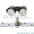 Henderson 57B schuifdeurbeslag Pacer hangrol met vlakke bevestigingsplaat voor rail 600AN C02.03120