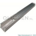 Henderson 81X/1800 schuifdeurbeslag Loretto U-profiel geleiderail aluminium 1800 mm B04.01070