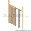 Henderson PDK10 schuifdeurbeslag Pocket Door inbouw set tussen-de-wand houten deuren 930x2315 mm B35.00010