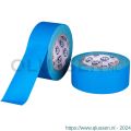 HPX Fluo gaffer textiel montage tape PRO blauw 50 mm x 25 m BF5025