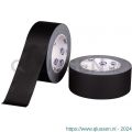 HPX Mat gaffer textiel montage tape PRO zwart 50 mm x 25 m BG5025