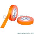 HPX gaffer textiel montage tape fluo oranje 25 mm x 25 m FO2525