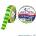 HPX PVC isolatietape VDE geel-groen 19 mm x 20 m IE1920