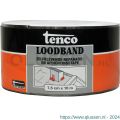 Tenco Loodband bitumen zelfklevend 7,5 cm x 10 m zwart rol 14260005