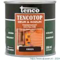 TencoTop Deur en Kozijn houtbeschermingsbeits transparant halfglans ebben 0,25 L blik 11052401