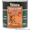TencoTop Deur en Kozijn houtbeschermingsbeits transparant halfglans redwood 0,25 L blik 11052701