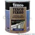 Tenco Ferro roestwerende ijzerverf metaallak dekkend 412 donker blauw 0,75 L blik 11215265