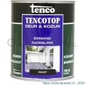 TencoTop Deur en Kozijn houtbeschermingsbeits dekkend zijdeglans zwart 0,75 L blik 11033902