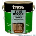 Tenco Tuindecor tuinbeits transparant natuurbruin 2,5 L blik 11071004
