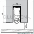 Ellen automatische valdorpel aluminium EM Ellen Matic Uni-Proof 1128 mm 203700126