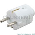 Q-Link stekker met randaarde 10/16 A wit 00.110.06