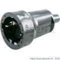 Q-Link contrastekker PVC met randaarde 10/16 A zwart 00.110.37