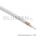 Q-Link coax kabel prof klasse A diameter 7 mm2 10 m wit 00.130.10