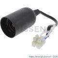 Q-Link verhuisfitting E27 met kabel en kroonsteen zwart set 2 stuks 00.320.00
