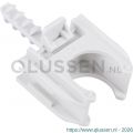 Q-Link buisclip Euro 19 mm wit set 50 stuks 00.529.84
