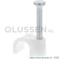 Q-Link kabelclip rond 4 mm wit set 300 stuks 00.530.35