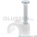 Q-Link kabelclip rond 5 mm wit set 300 stuks 00.530.36