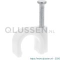 Q-Link kabelclip rond 8 mm wit set 140 stuks 00.530.39