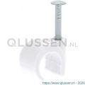 Q-Link kabelclip rond 10 mm wit set 120 stuks 00.530.40