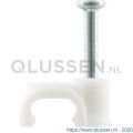 Q-Link kabelclip plat 6 mm wit set 300 stuks 00.530.43