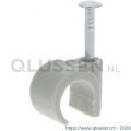Q-Link kabelclip rond 8-10 mm grijs set 120 stuks 00.530.45