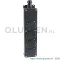Q-Link stekkerdoos 4-voudig slagvast randaarde maximaal 3600 W zwart 00.845.59