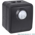 Q-Link bewegingsmelder opbouw met sensor en schakelaar IP54 zwart 00.946.95