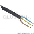 Q-Link rubber kabel glad 3x2.5 mm2 1 m zwart set 50 stuks 01.269.06
