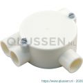 Attema lasdoos Top-T-trekdoos 2x links diameter 5/8 inch crème 01.475.89