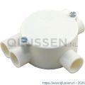 Attema lasdoos Top-T-trekdoos 2x rechts 2x links diameter 5/8 inch crème 01.475.97