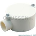 Attema lasdoos einddoos diameter 3/4 crème 01.476.01