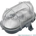Q-Link Bullie buitenverlichting wandlamp ovaal maximaal 60 W spatwaterdicht grijs 01.581.06