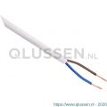 Q-Link huishoudsnoer VMVS belastbaar tot 1200 W 2x0.75 mm2 10 m wit 03.030.72