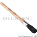 Copenhagen Pro universeel patentkwast 3* maat 6 zwart Chinees varkenshaar FSC houten steel 23.104.06