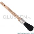 Copenhagen Pro universeel patentkwast 3* maat 8 zwart Chinees varkenshaar FSC houten steel 23.104.08