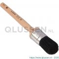 Copenhagen Pro universeel patentkwast 3* maat 20 zwart Chinees varkenshaar FSC houten steel 23.104.20