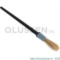 Copenhagen Pro wegwerp patentkwast maat 4 wit Chinees varkenshaar kunststof steel 23.107.04