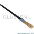 Copenhagen Pro wegwerp patentkwast maat 6 wit Chinees varkenshaar kunststof steel 23.107.06