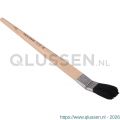 Copenhagen Pro Classic gebogen Lyonpenseel 5* maat 24 zwart Chinees varkenshaar FSC houten steel 23.125.24