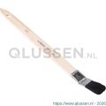 Copenhagen Pro universeel gebogen Lyonpenseel 3* maat 18 zwart Chinees varkenshaar FSC houten steel 23.126.18
