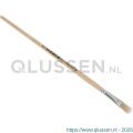 Copenhagen Pro platte Lyonpenseel maat 08 wit Chinees varkenshaar FSC gelakte houten steel 23.140.08