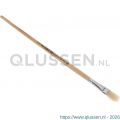 Copenhagen Pro platte Lyonpenseel maat 10 wit Chinees varkenshaar FSC gelakte houten steel 23.140.10