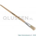 Copenhagen Pro platte Lyonpenseel maat 16 wit Chinees varkenshaar FSC gelakte houten steel 23.140.16