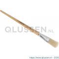 Copenhagen Pro platte Lyonpenseel maat 20 wit Chinees varkenshaar FSC gelakte houten steel 23.140.20