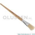 Copenhagen Pro platte Lyonpenseel maat 22 wit Chinees varkenshaar FSC gelakte houten steel 23.140.22