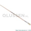 Copenhagen Pro platte Lyonpenseel maat 06 wit Chinees varkenshaar FSC ongelakte houten steel 23.141.06