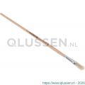 Copenhagen Pro platte Lyonpenseel maat 08 wit Chinees varkenshaar FSC ongelakte houten steel 23.141.08