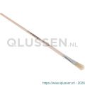 Copenhagen Pro platte Lyonpenseel maat 10 wit Chinees varkenshaar FSC ongelakte houten steel 23.141.10