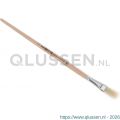 Copenhagen Pro platte Lyonpenseel maat 12 wit Chinees varkenshaar FSC ongelakte houten steel 23.141.12