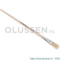 Copenhagen Pro platte Lyonpenseel maat 14 wit Chinees varkenshaar FSC ongelakte houten steel 23.141.14